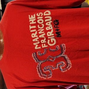 Marithe Francois Girbaud Red Tshirt Size XL